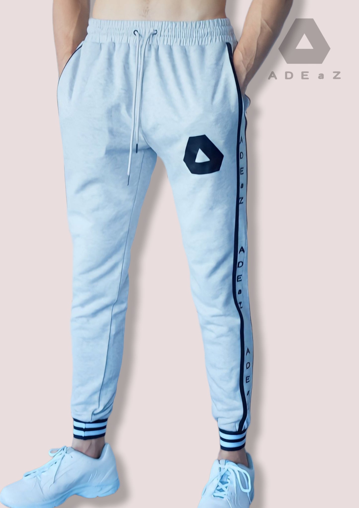 Men's Details Jogger: Stylish jogger pants for men featuring intricate design elements.