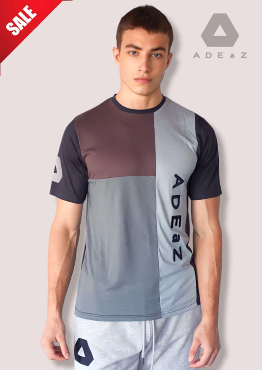 Men's Color Block T-Shirt: Contemporary color-blocked tee with contrasting segments for a stylish look.
